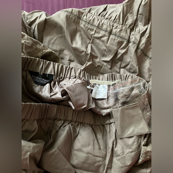 Japanese Voi·e·noi Fairy core Lace Tiered Skirt Tan brown - Picture 14 of 14